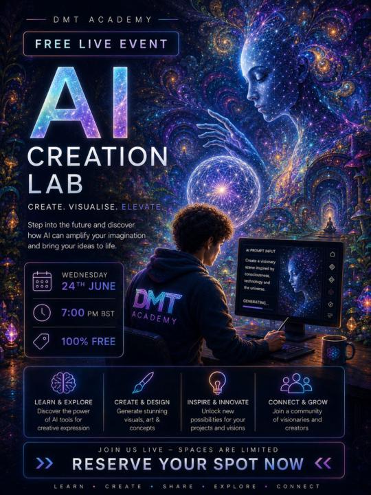 🚀✨ AI CREATION LAB MASTERCLASS TONIGHT – FREE & OPEN TO EVERYONE ✨🚀
