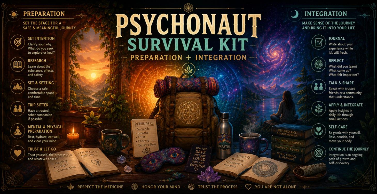 Psychonaut Survival Kit: Preperation + Integration
