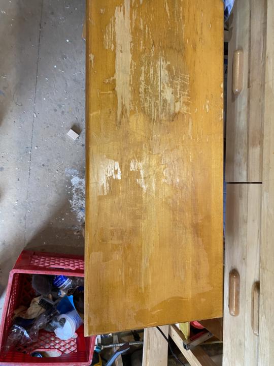 Table unglued in middle 