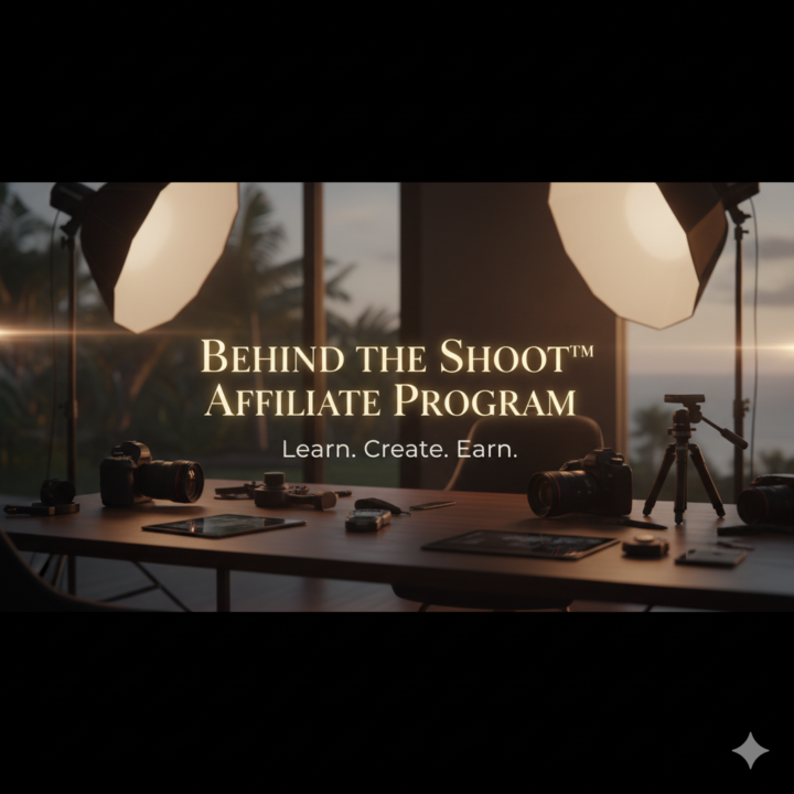 🚀 Behind the Shoot™ Affiliate Program