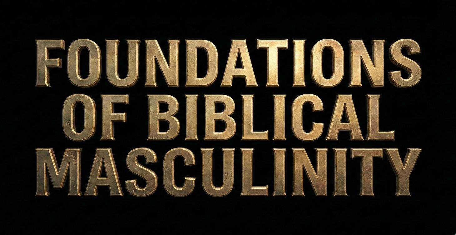 START HERE: Foundations of Biblical Masculinity