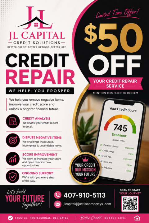 🚨 LIMITED TIME ALERT 🚨Your credit is either opening doors… or closing them. Which side are you on? 👀
