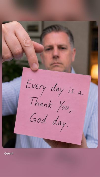Every Day is a Thank You God Day 