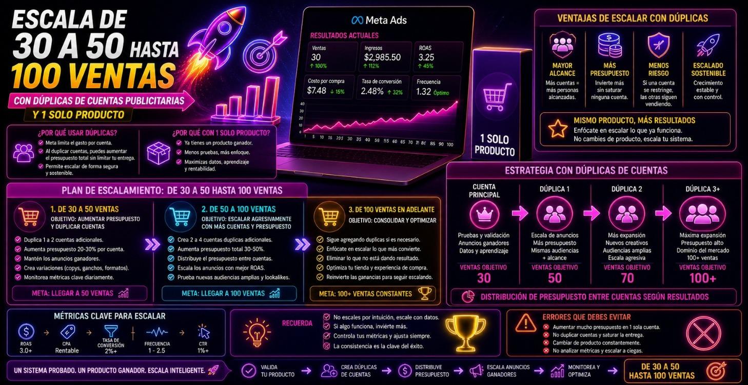 Escalamiento Avanzado: De 30 a 100 Ventas 🚀
