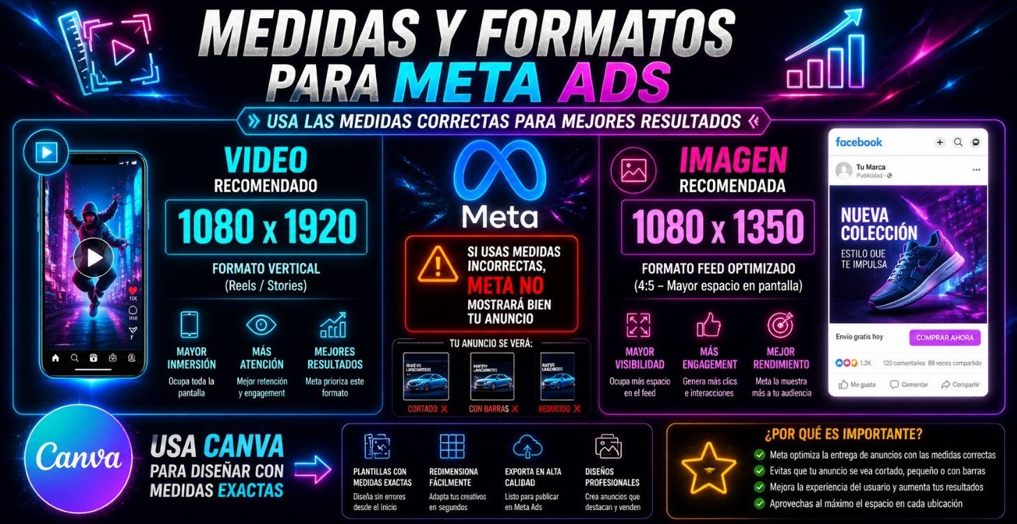 Formatos y Medidas para Meta Ads que Venden 🚀