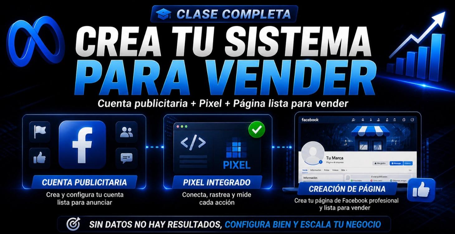 Crear cuenta publicitaria pagina y pixeles