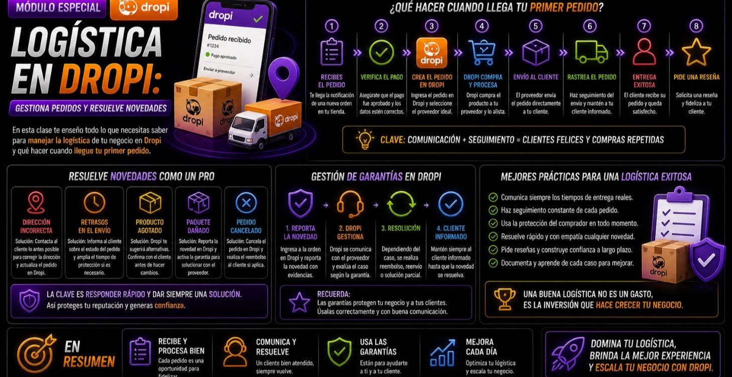 ⚡ Control Total de tu Logística en Dropi