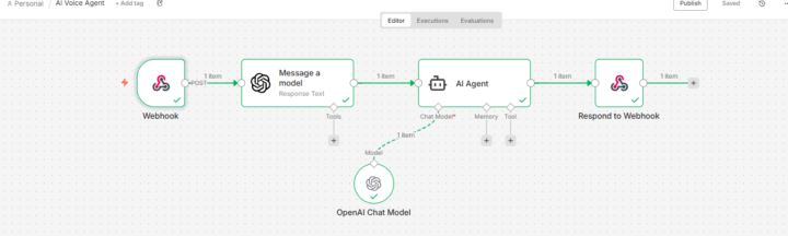 𝗕𝘂𝗶𝗹𝘁 𝗮 𝗥𝗲𝗮𝗹-𝗧𝗶𝗺𝗲 𝗩𝗼𝗶𝗰𝗲 𝗔𝗜 𝗥𝗲𝘀𝗲𝗮𝗿𝗰𝗵 𝗔𝗴𝗲𝗻𝘁 𝘂𝘀𝗶𝗻𝗴 𝗻𝟴𝗻 + 𝗢𝗽𝗲𝗻𝗔𝗜 🎙️🧠