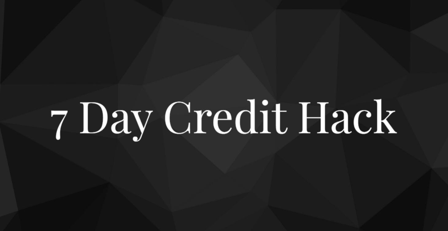 7-Day Credit Clean-Up