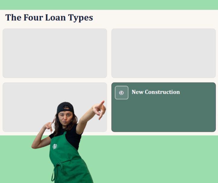 The most FAQs I get about New Construction loans: