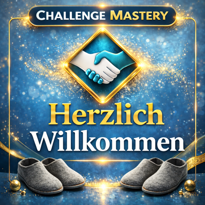 Herzlich Willkommen 💐in der Challenge-Mastery 🚀, lieber Michael MM Müller