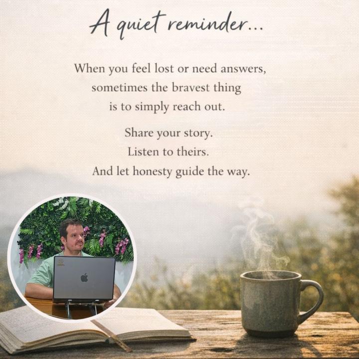 On building real connections (a quiet reminder)