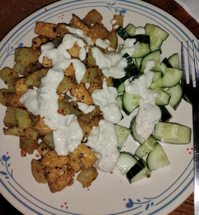 Samara's Tempeh Potato Bowl