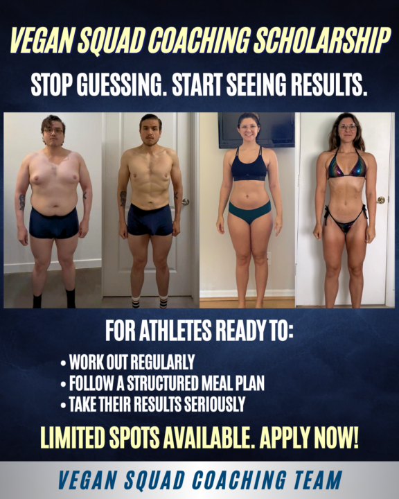 Limited Number of Vegan Squad Coaching Scholarships!