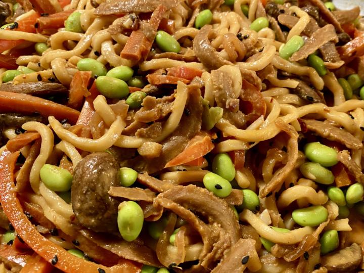 Thai Peanut Protein Noodles