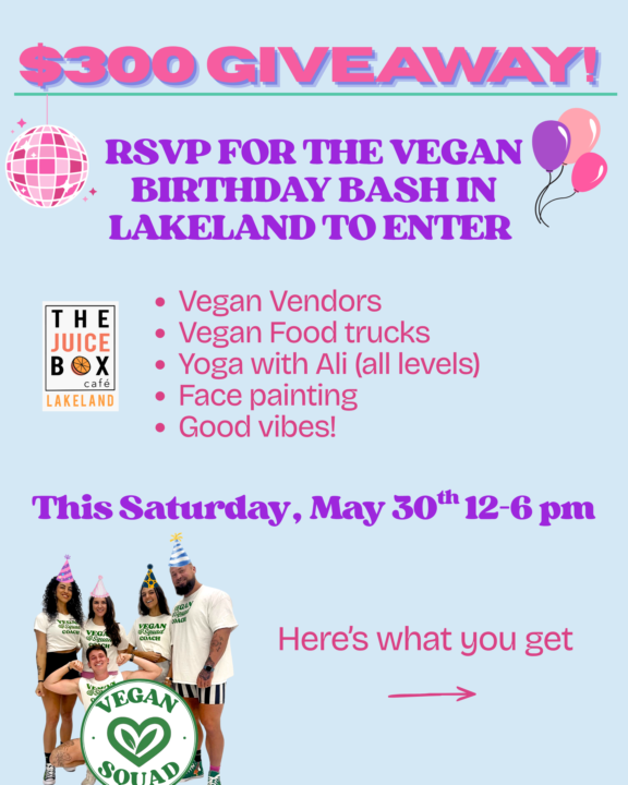 Lakeland, FL! Free Vegan Event this Saturday!