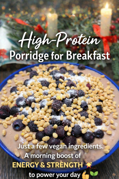 High Protein Vegan Breakfast Porridge 🥣 