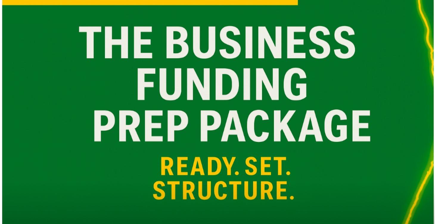 The Business Funding Prep Package