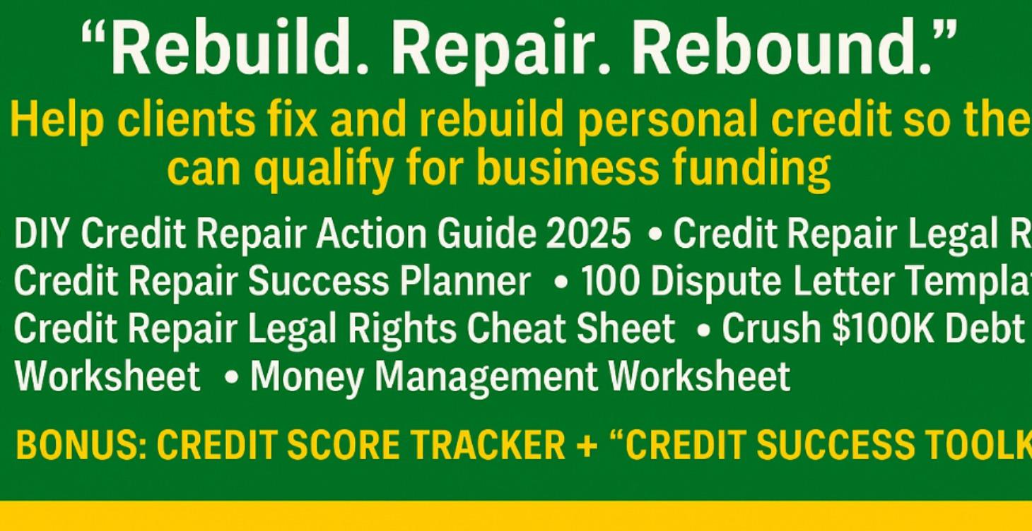 Credit Repair Kit (7 Ebooks)