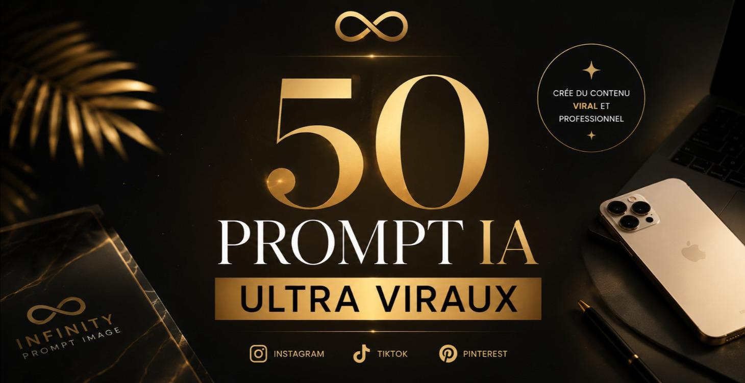 50 Prompts IA ultra viraux