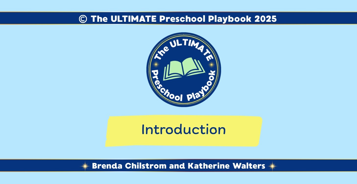START HERE! The ULTIMATE Preschool Playbook