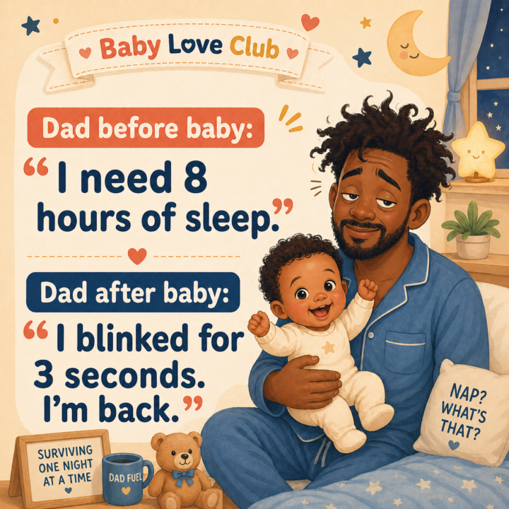 The Dad Sleep Struggle Is Real 😂