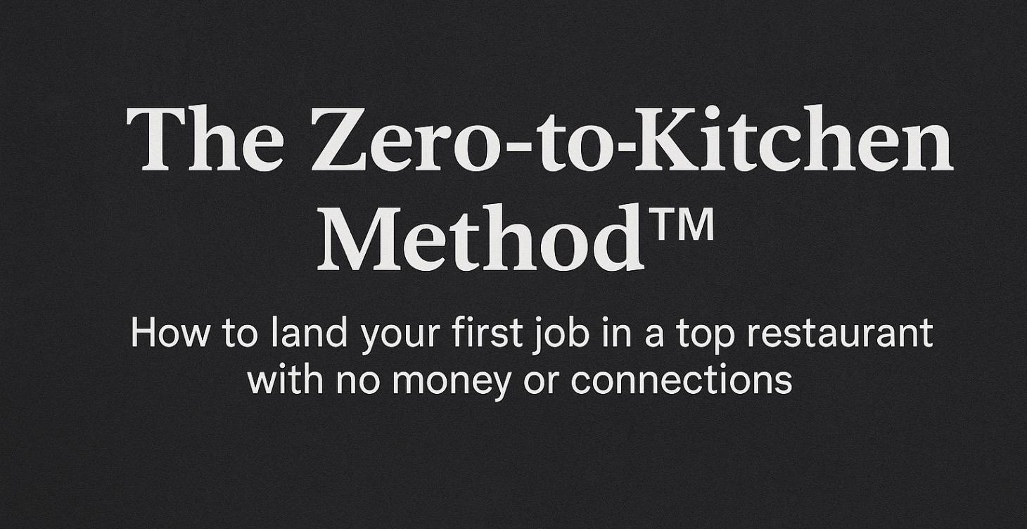 THE ZERO-TO-KITCHEN METHOD™