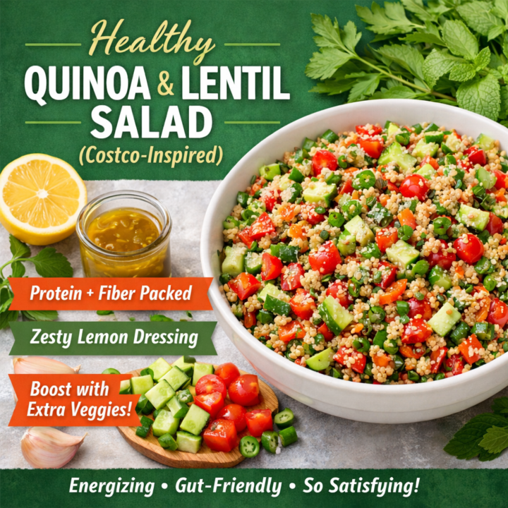 🥗 I Recreated the Costco Quinoa Salad — And Made It Actually Work for Your Body