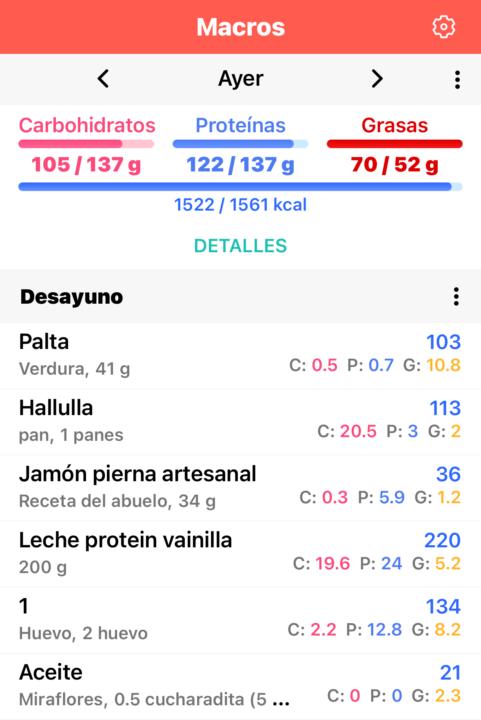 Mi cuota del día de ayer 🙌🏻