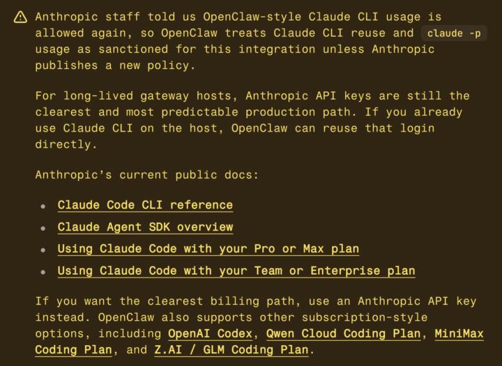 opus 4.7 back on openclaw through Claude CLI