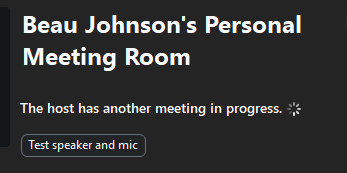 Meeting today at 3pm EST? 