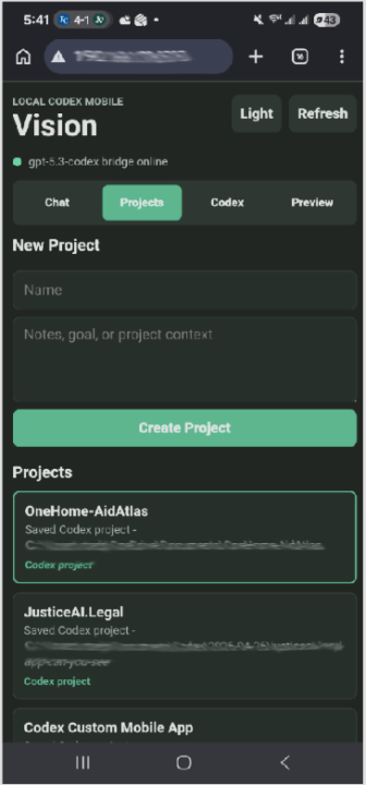OpenAi  Codex Moblie App?