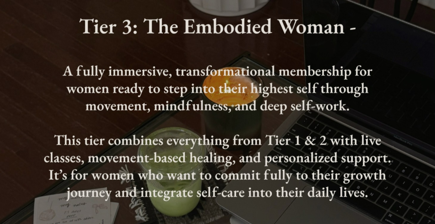 The Embodied Woman (Tier 3)