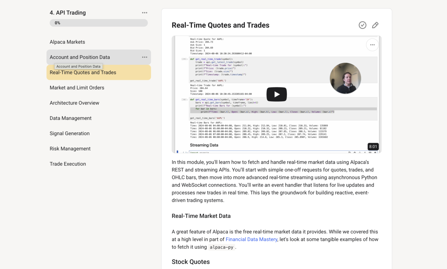 Python for Traders