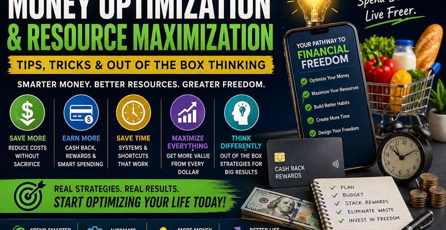 Money Optimization & Resource Maximization