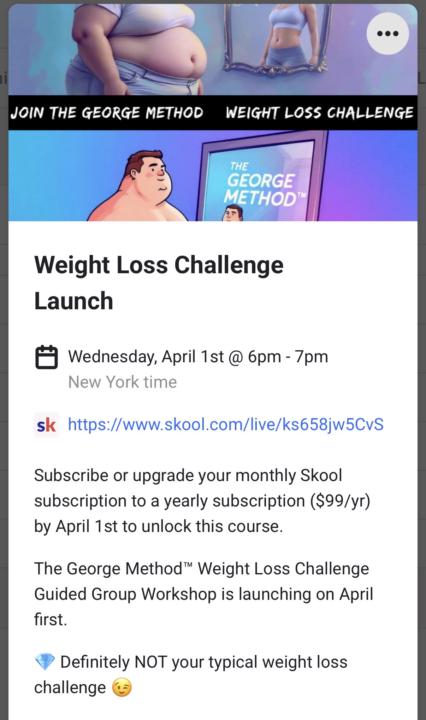 April Weight Loss Challenge