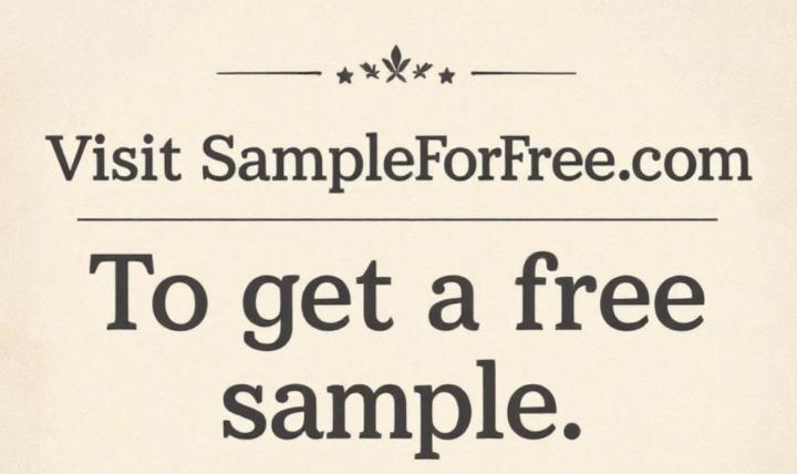 FREE SAMPLE