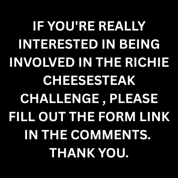 Richie Cheesesteak Challenge 