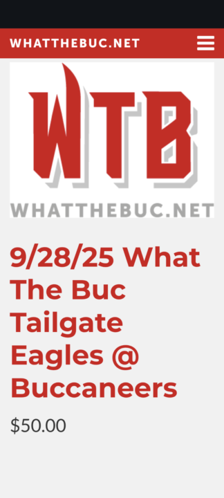 What the Buc Tailgate Party 