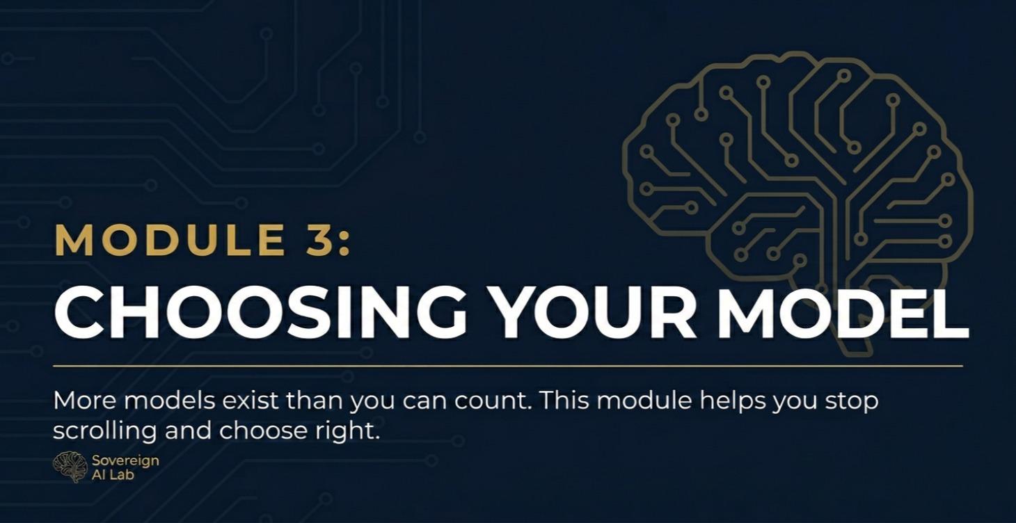 Choosing Your Model