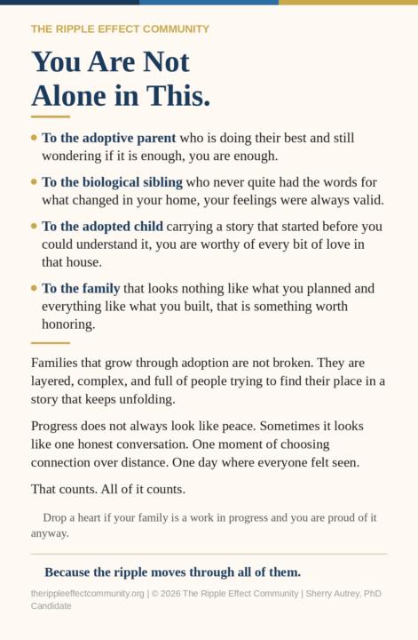 You Are Not Alone in This. 💙