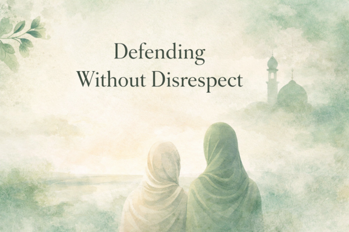 🌿 When We Defend the Weak… But Lose Our Adab