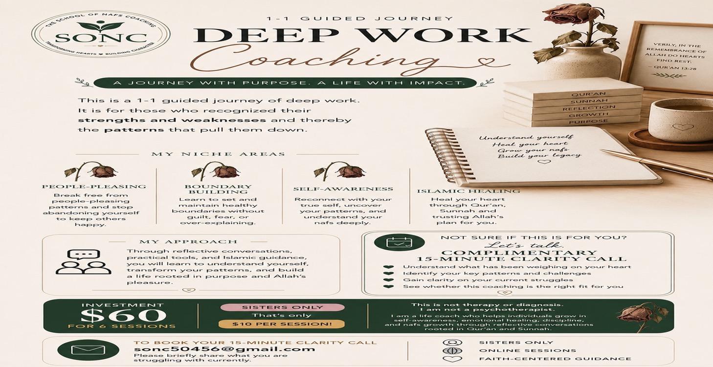 DEEP WORK FOR BOUNDARY SETTING AND PEOPLE PLEASING