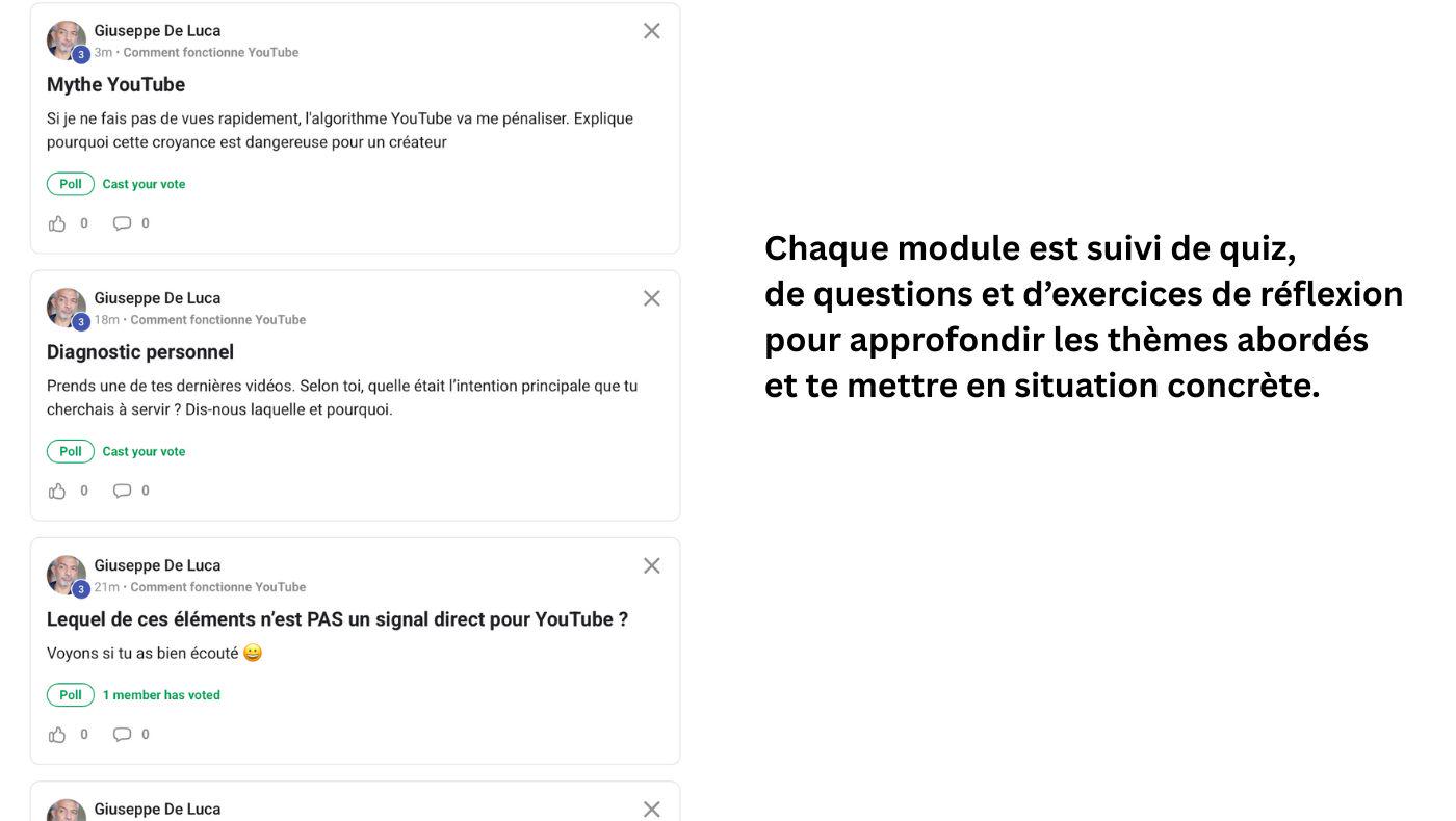 Formation Youtube