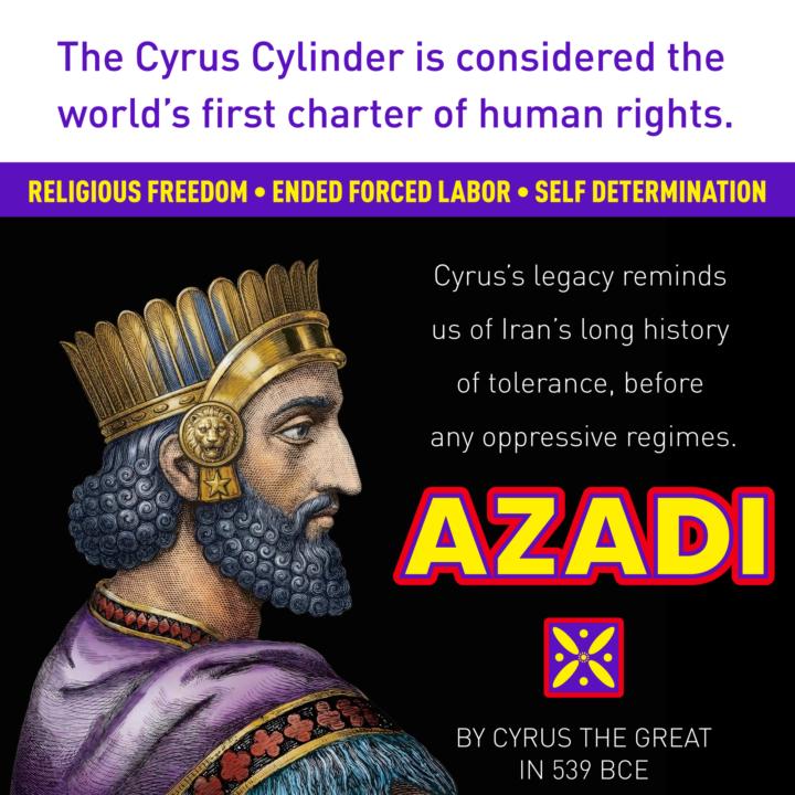 I made some educational Free Iran posts to share