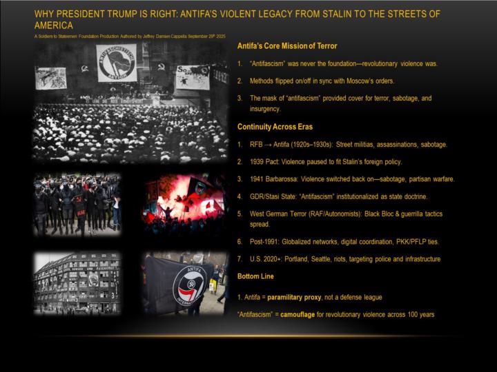 The History of Radical Left Wing Pro Soviet Terrorist Organization ANTIFA 