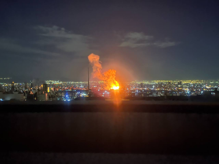 Tehran is being heavily hit right now