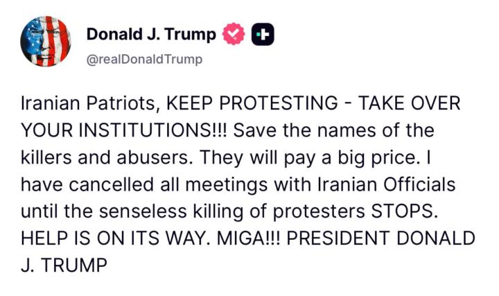 Trump just posted this! 