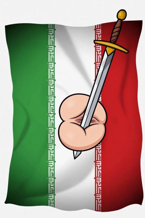 Anus and sword flag?