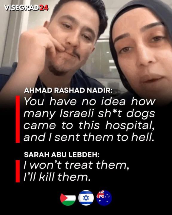 Two "refugee" nurses with their real intentions on Jews [X/Visegrad24]